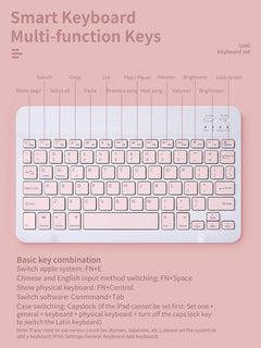 Tablet keyboard in black and white