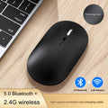 Wireless Bluetooth Mouse Q7 - Ergonomic Design Side View