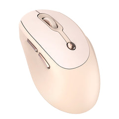 Wireless Bluetooth Mouse Q7 - Stylish Milk Tea Colour