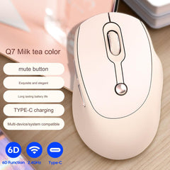 Wireless Bluetooth Mouse Q7 - Compact Design for Travel