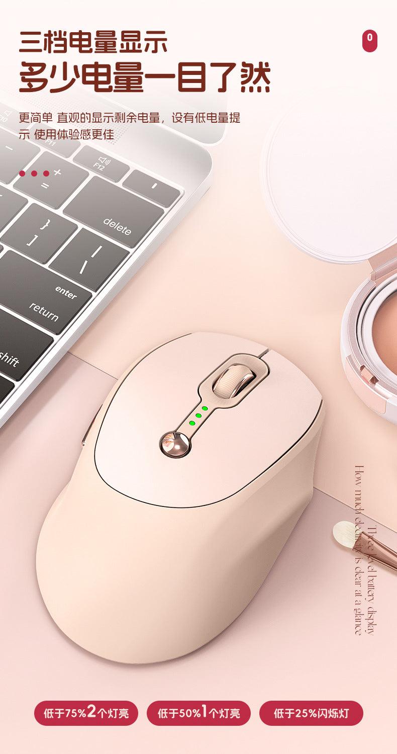 Wireless Bluetooth Mouse Q7 - Ergonomic Design Side View