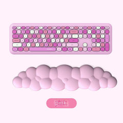 Cloud-Themed Ergonomic Keyboard Wrist Rest detailed view