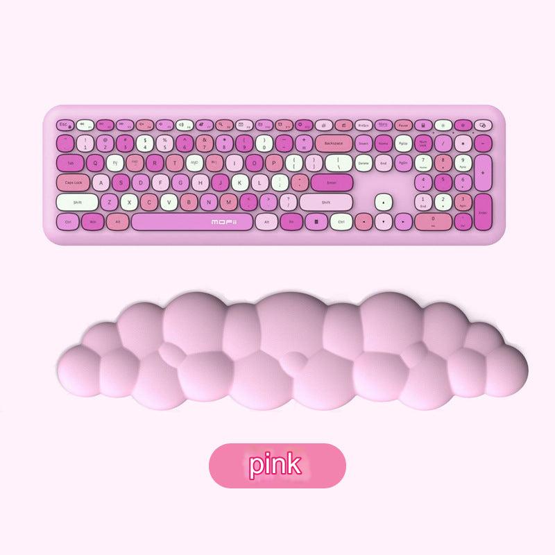 Cloud-Themed Ergonomic Keyboard Wrist Rest detailed view
