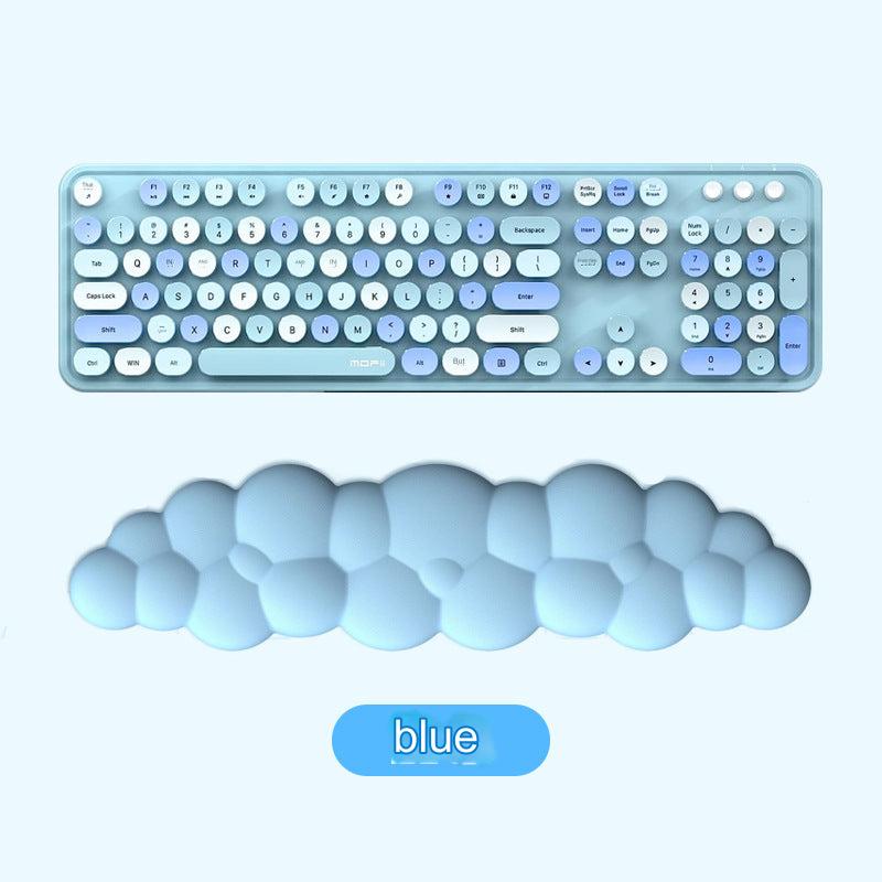 Cloud-Themed Ergonomic Keyboard Wrist Rest detailed view
