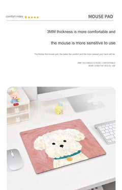 Soft non-slip gaming mat for home office.