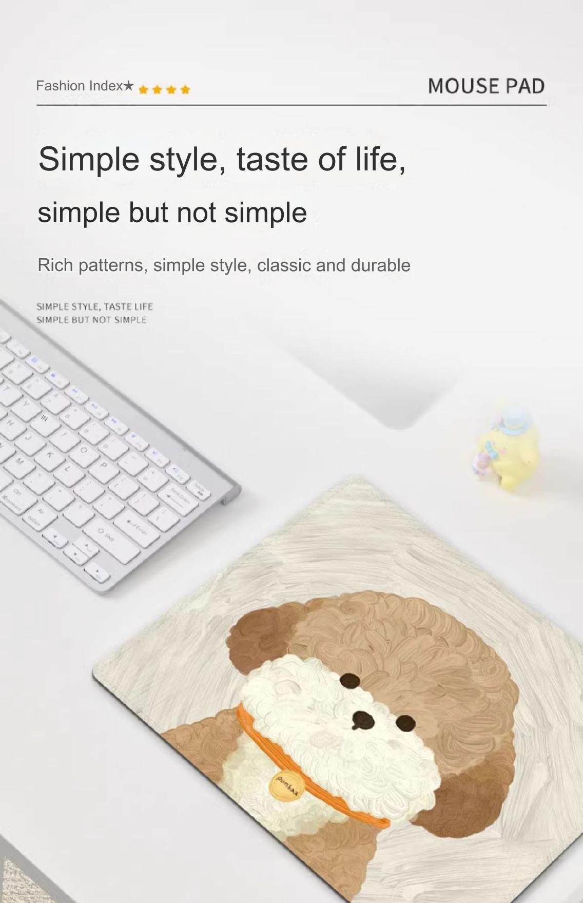Comfortable mouse pad with cute graphics