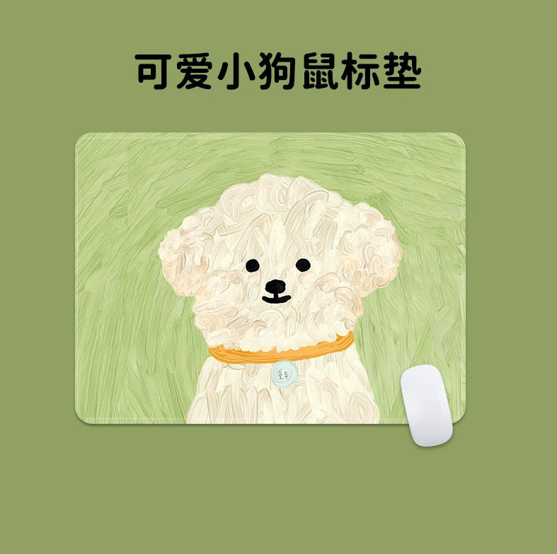 Adorable animal mouse pad design details