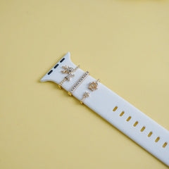 Christmas Tree Gold watch band charm