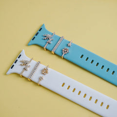 Reindeer Gold watch band charm