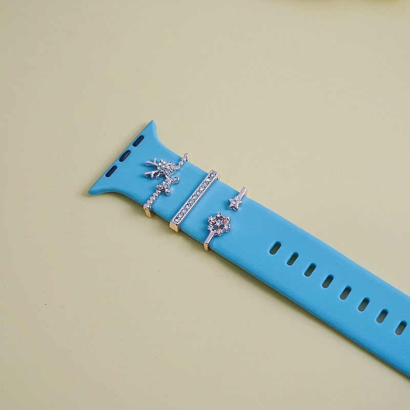alloy watch band charms for Christmas