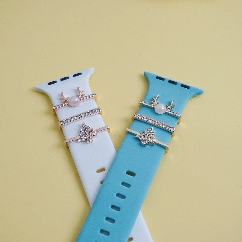 collection of festive watch charms