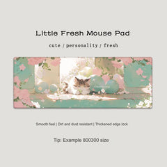 Non-slip cat mouse pad for office