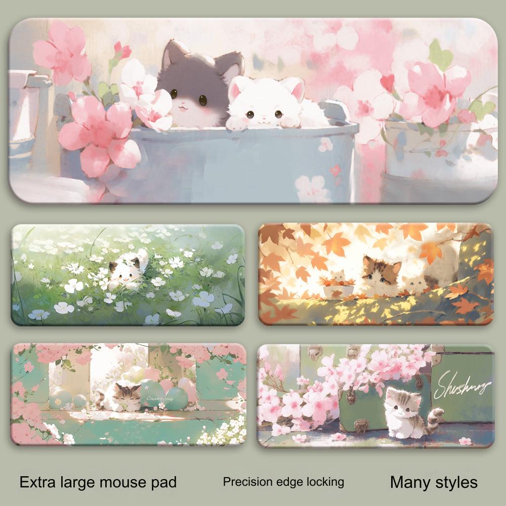 CuteCat branding on mouse pad