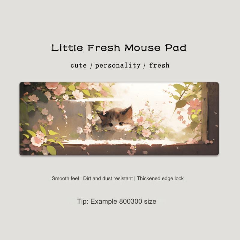 Durable non-slip desk mat for gaming