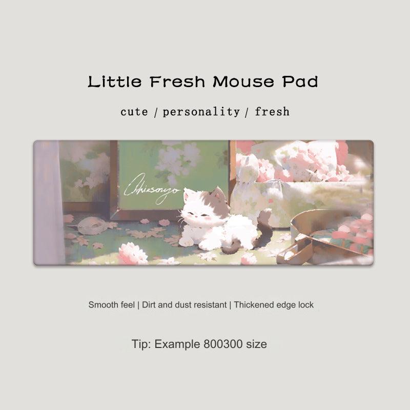 Large colourful cat mouse pad design
