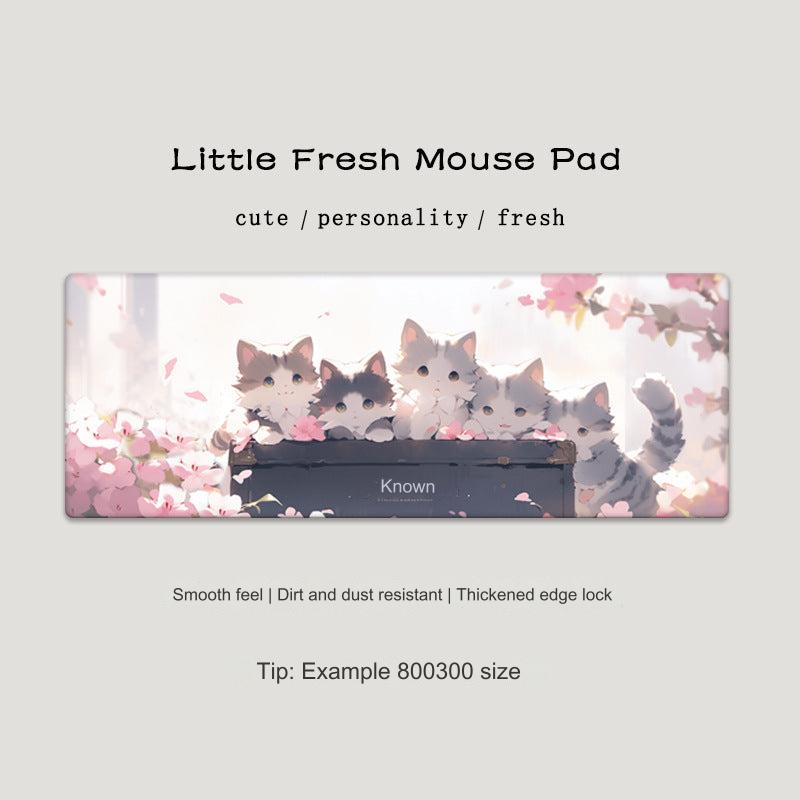 Large colourful cat mouse pad design