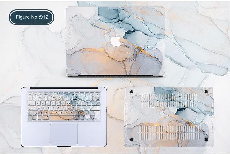 Elegant marble design on MacBook case image 2