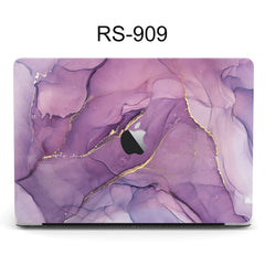 Chic laptop shell case in marbled pattern image 7