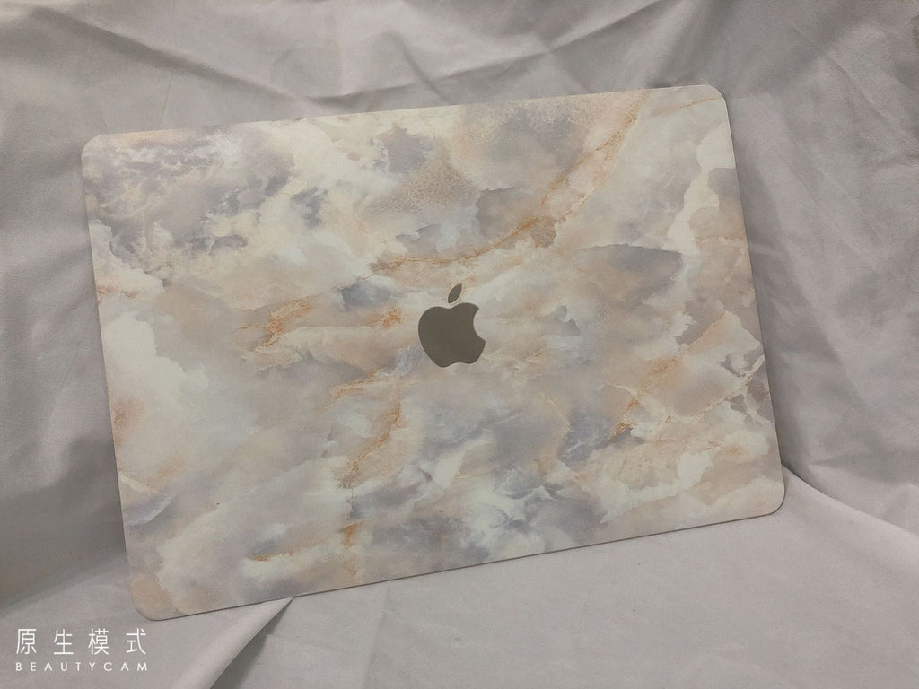 Elegant marble design on MacBook case image 2