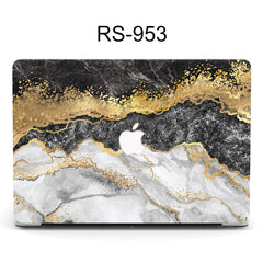 Elegant marble design on MacBook case image 2