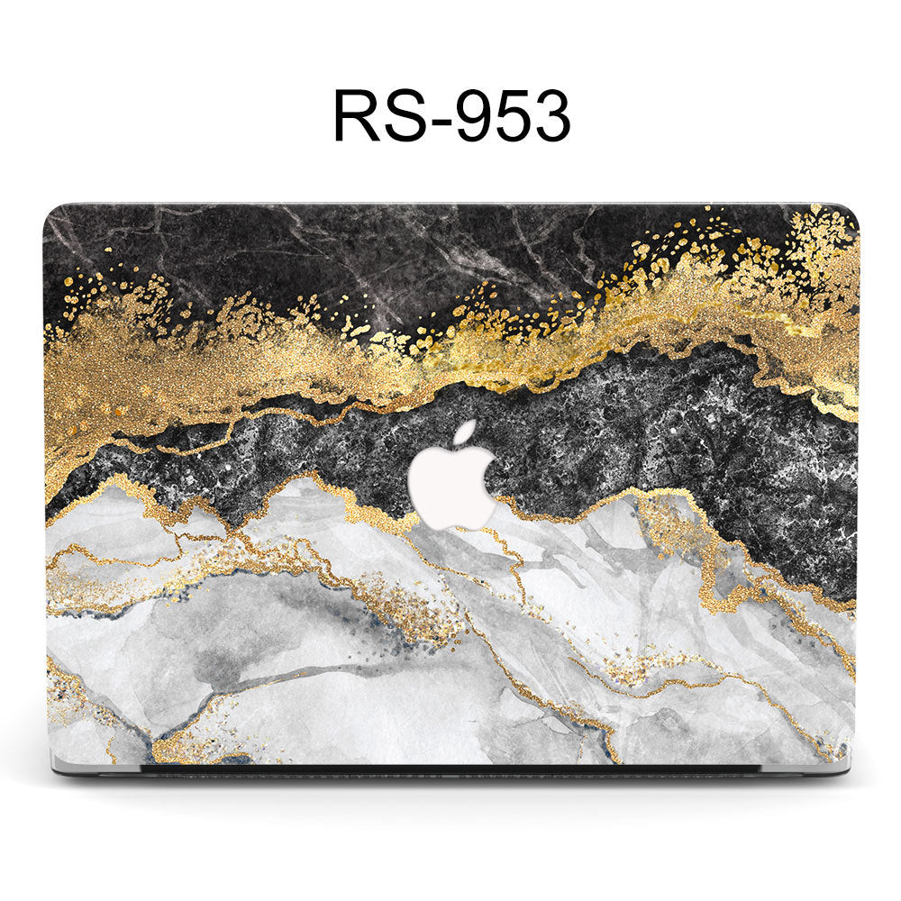Elegant marble design on MacBook case image 2