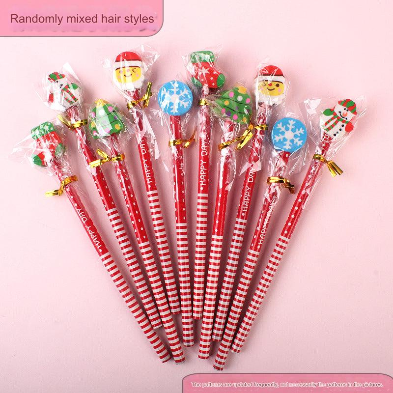 Creative Cartoon Eraser Head Pencil Set Image 6