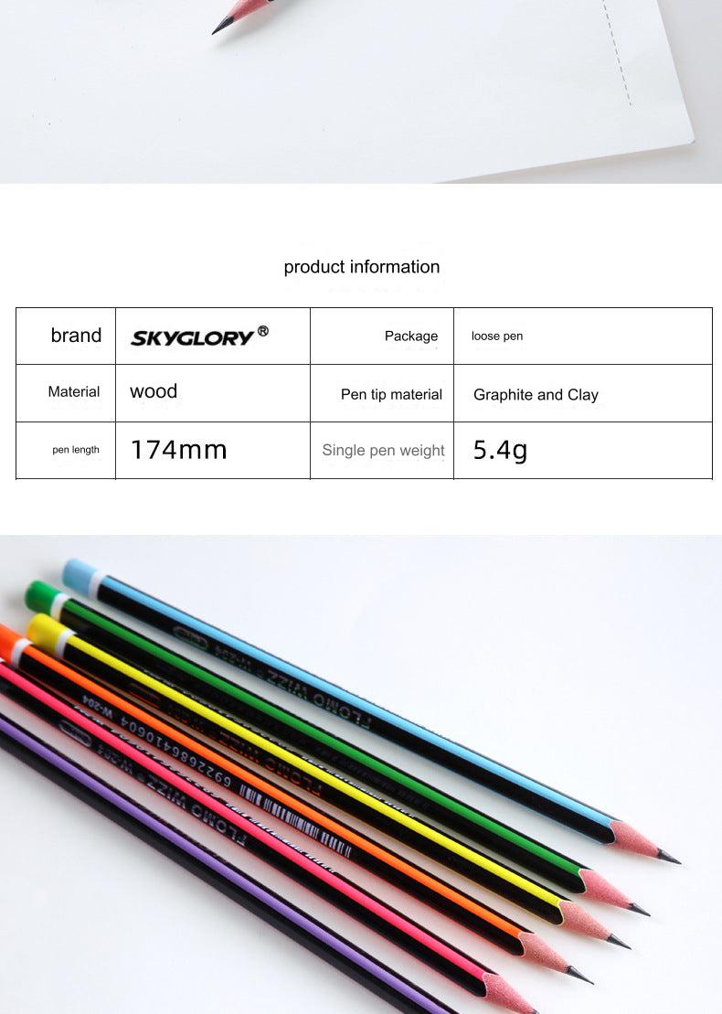 premium HB pencils in pencil case