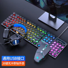 EWEADN GX330 gaming keyboard with RGB backlighting