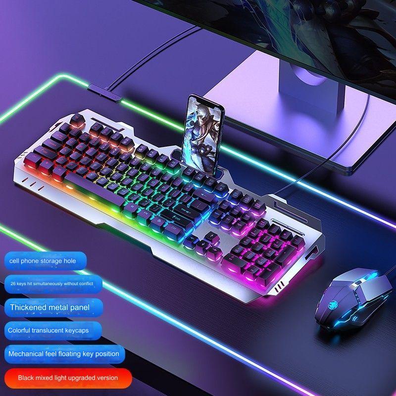 EWEADN GX80 RGB Gaming Keyboard on desk