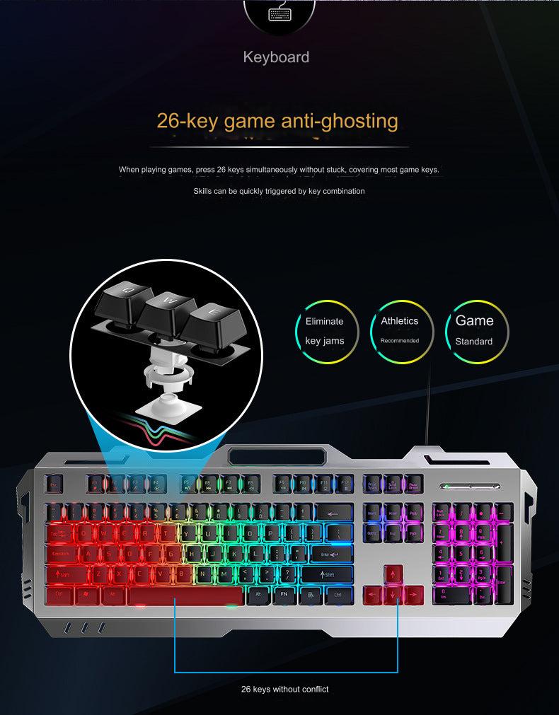 Gaming keyboard and mouse wire connections