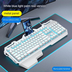 EWEADN GX80 RGB Gaming Keyboard on desk