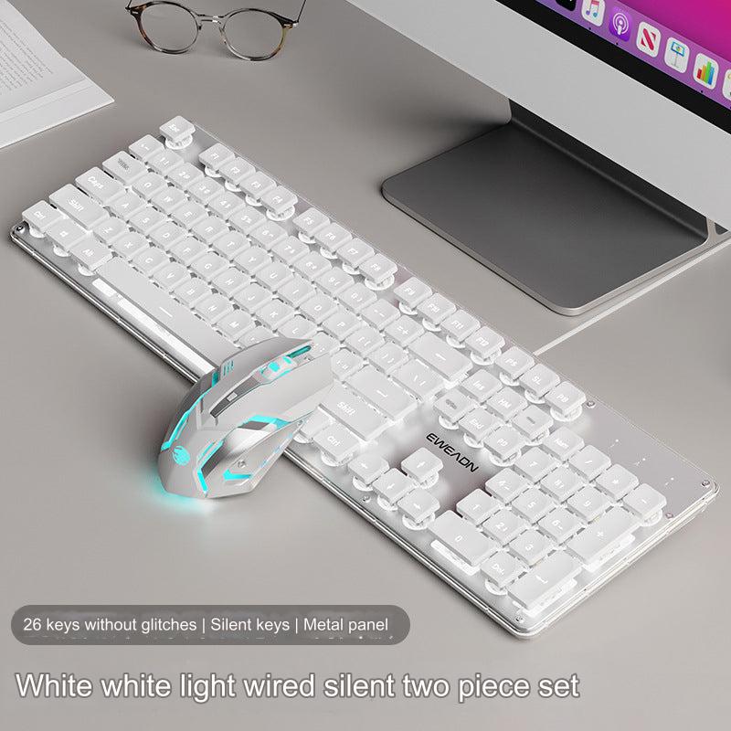 EWEADN GX710 mouse alongside keyboard image 8