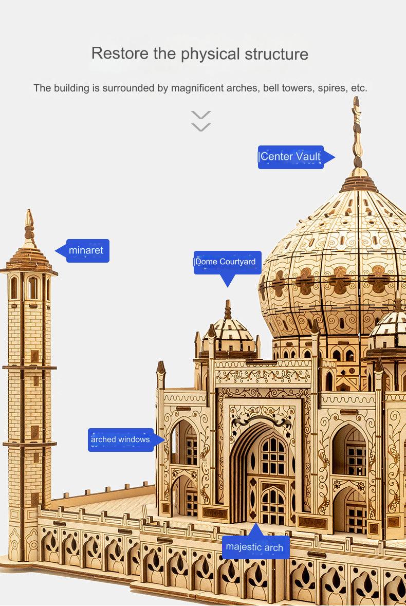 Taj Mahal Model Kit placed on a shelf - Image 10