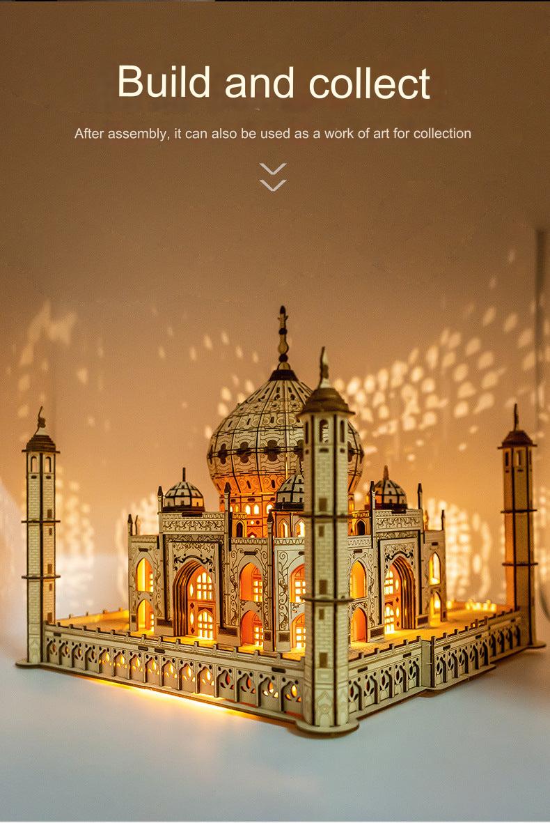 Taj Mahal Model Kit placed on a shelf - Image 10