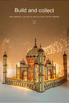 Taj Mahal Model Kit placed on a shelf - Image 10