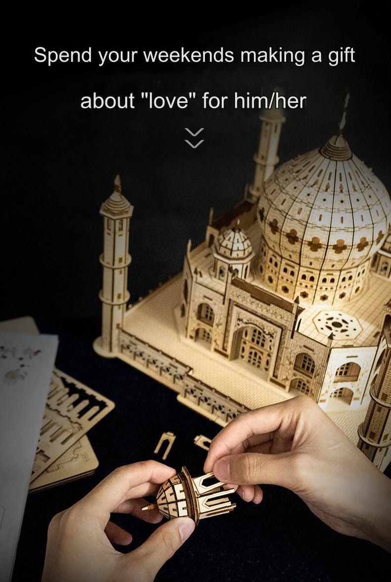 Taj Mahal Model Kit glowing LED feature - Image 4