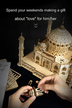 Taj Mahal Model Kit glowing LED feature - Image 4