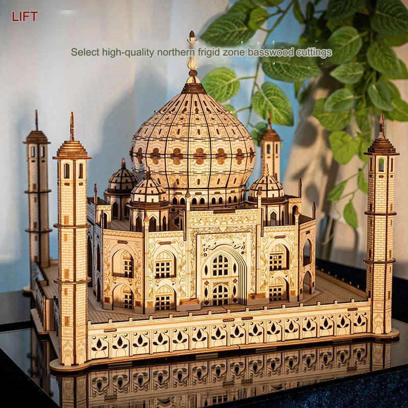 Colorful packaging of Taj Mahal Model Kit - Image 5