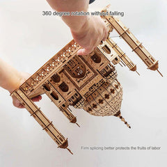 Taj Mahal Wooden Model completed assembly - Image 6