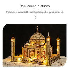 Kids enjoying Taj Mahal Model Kit activity - Image 8