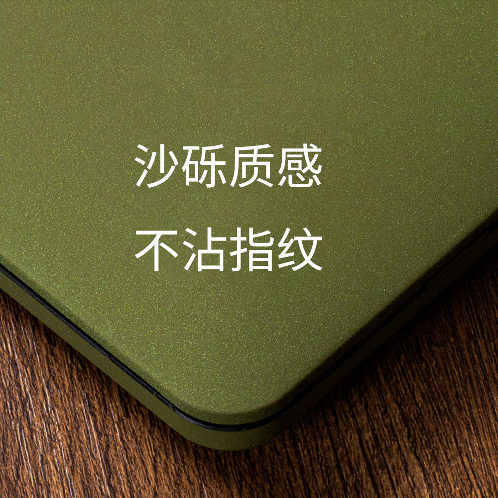 Deep Sea Green Sandstorm Series laptop cover