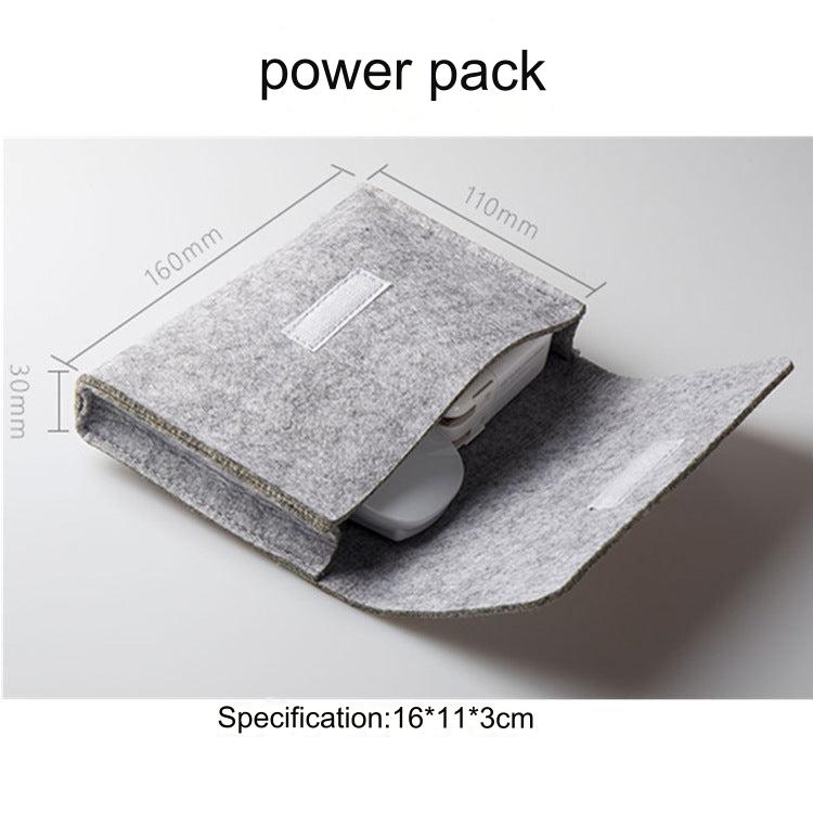 Protective felt laptop sleeve with Velcro