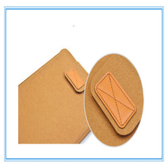 Interior view of cushioned laptop sleeve