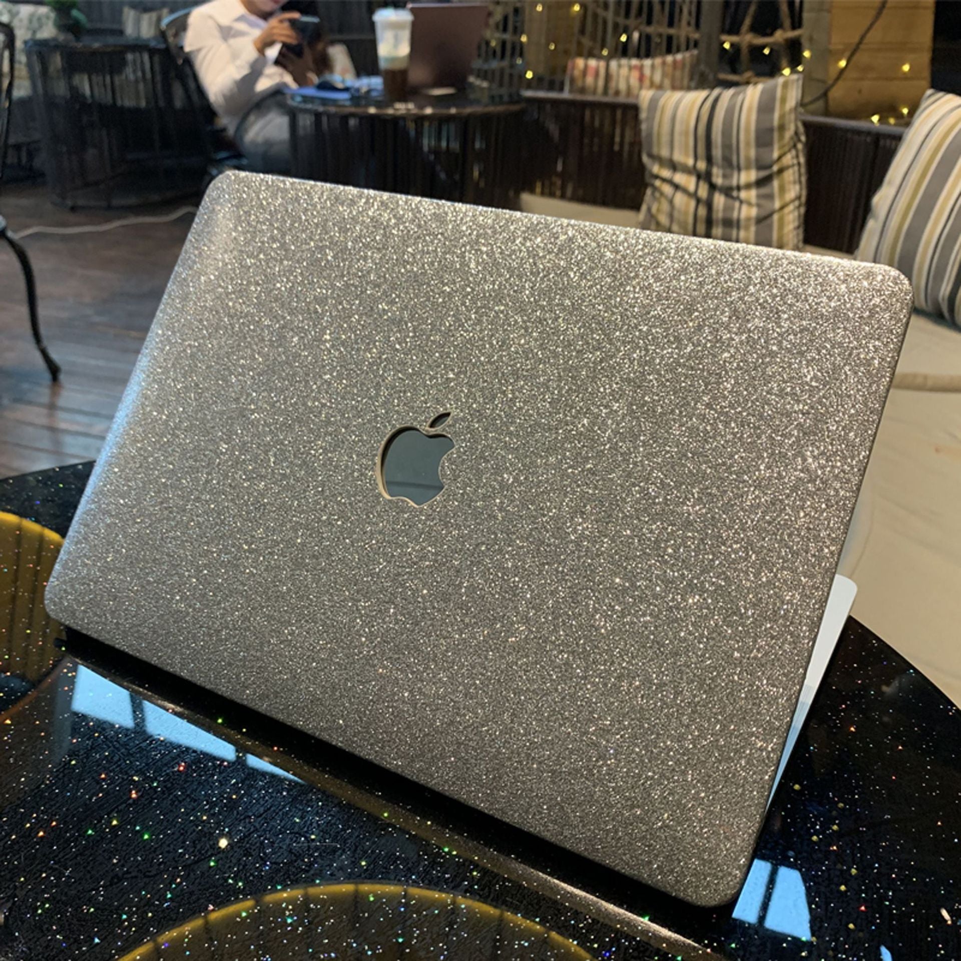 Black MacBook Protective Case with High-End Luxe Feel