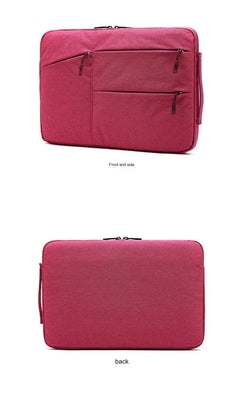 Premium Waterproof Laptop Sleeve for 13" MacBook & 15" Huawei - Multi-Compartment Organizer