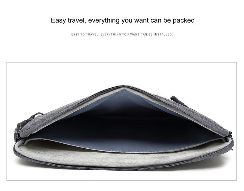 Premium Waterproof Laptop Sleeve for 13" MacBook & 15" Huawei - Multi-Compartment Organizer