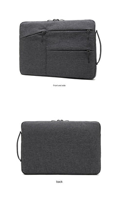 Premium Waterproof Laptop Sleeve for 13" MacBook & 15" Huawei - Multi-Compartment Organizer