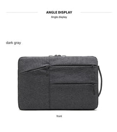Premium Waterproof Laptop Sleeve for 13" MacBook & 15" Huawei - Multi-Compartment Organizer