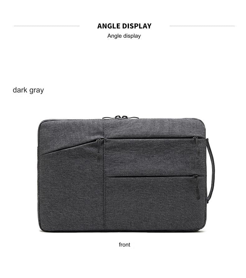 Premium Waterproof Laptop Sleeve for 13" MacBook & 15" Huawei - Multi-Compartment Organizer