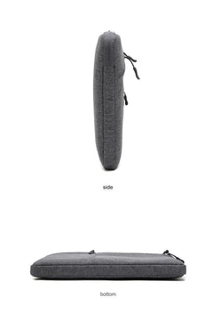 Premium Waterproof Laptop Sleeve for 13" MacBook & 15" Huawei - Multi-Compartment Organizer